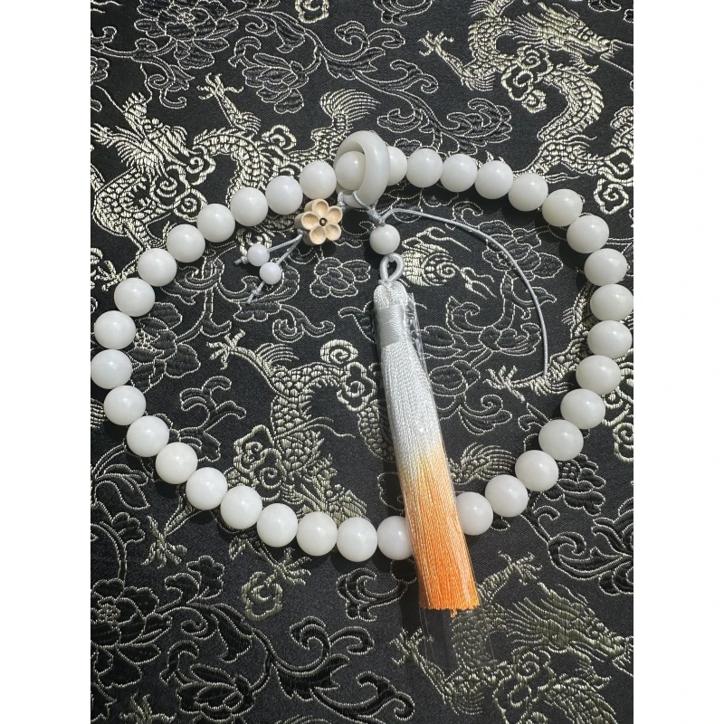 白玉菩提猫爪手串10mm LQ51