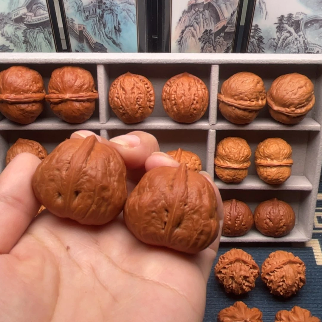 把件文玩核桃元宝肚