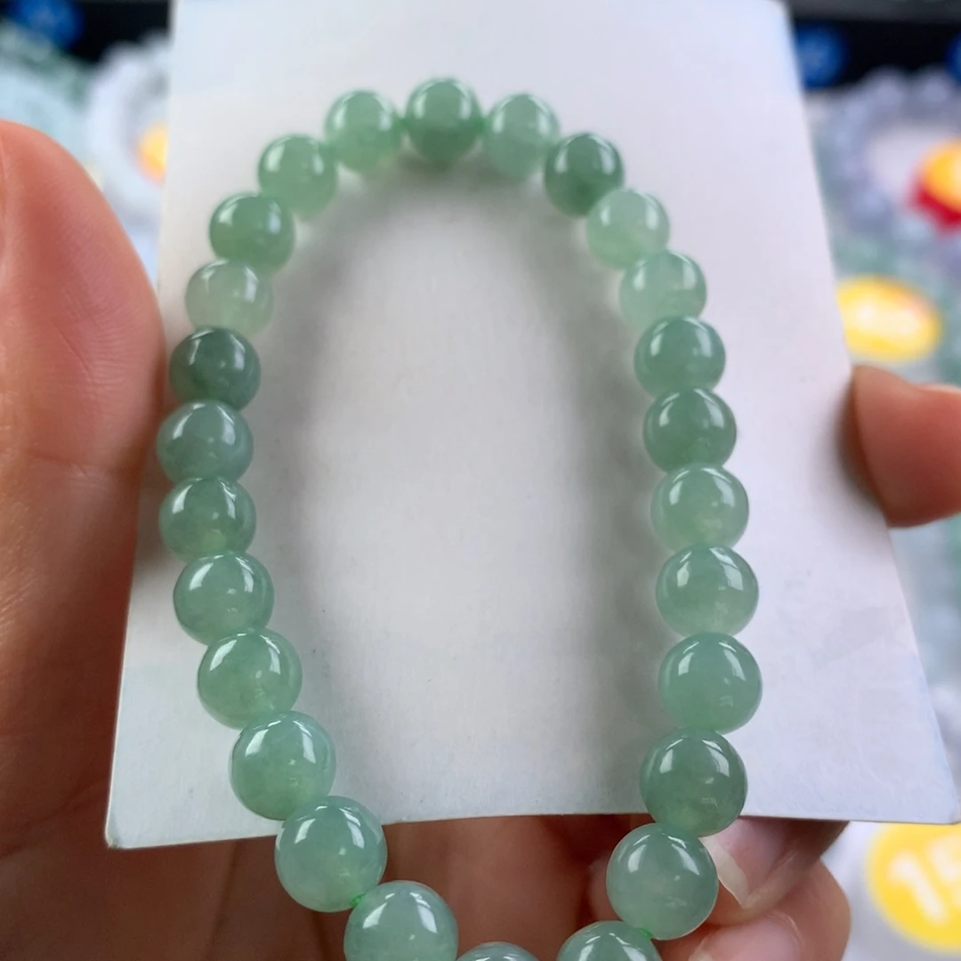 翡翠未镶嵌手链卡7.2