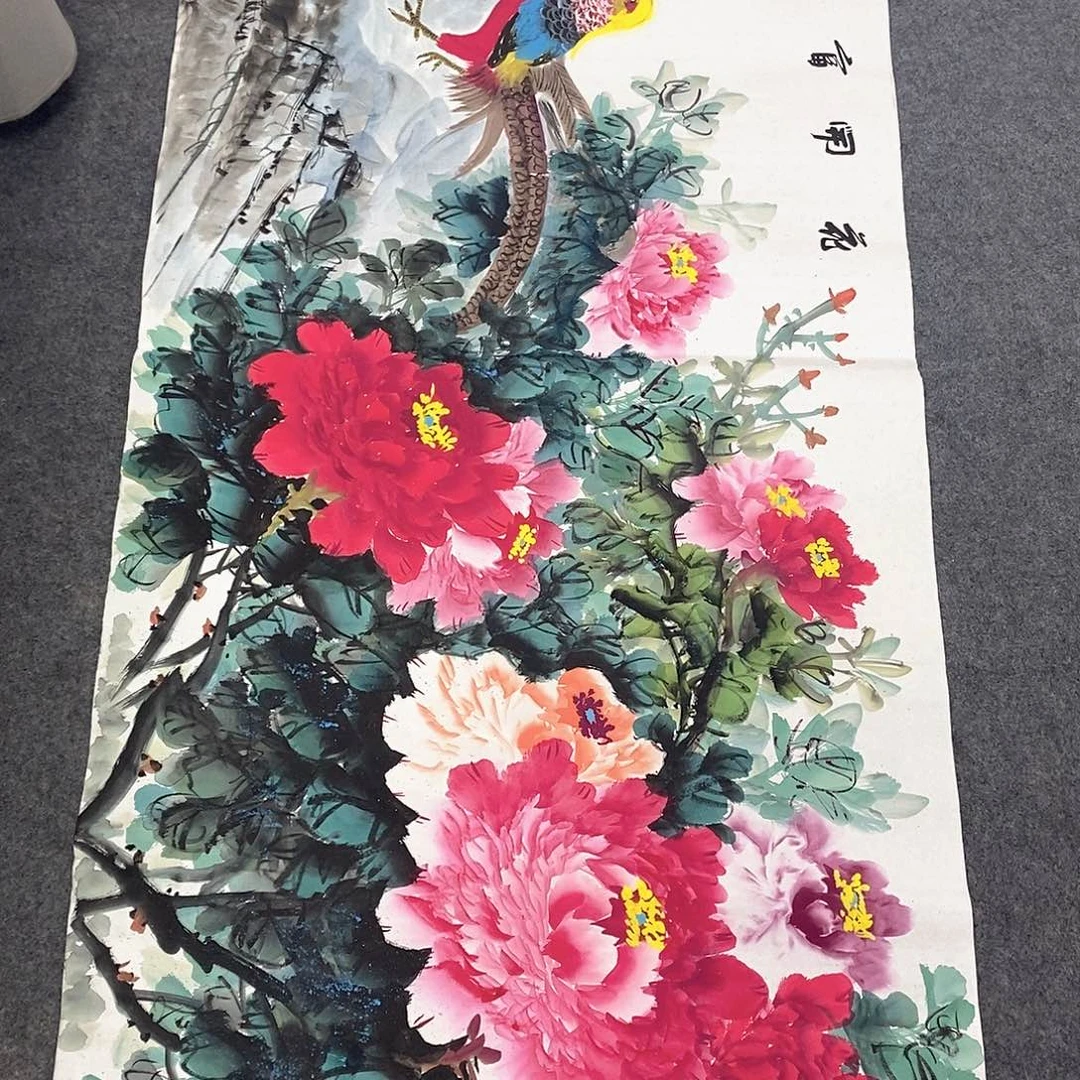 国画国画手绘作品