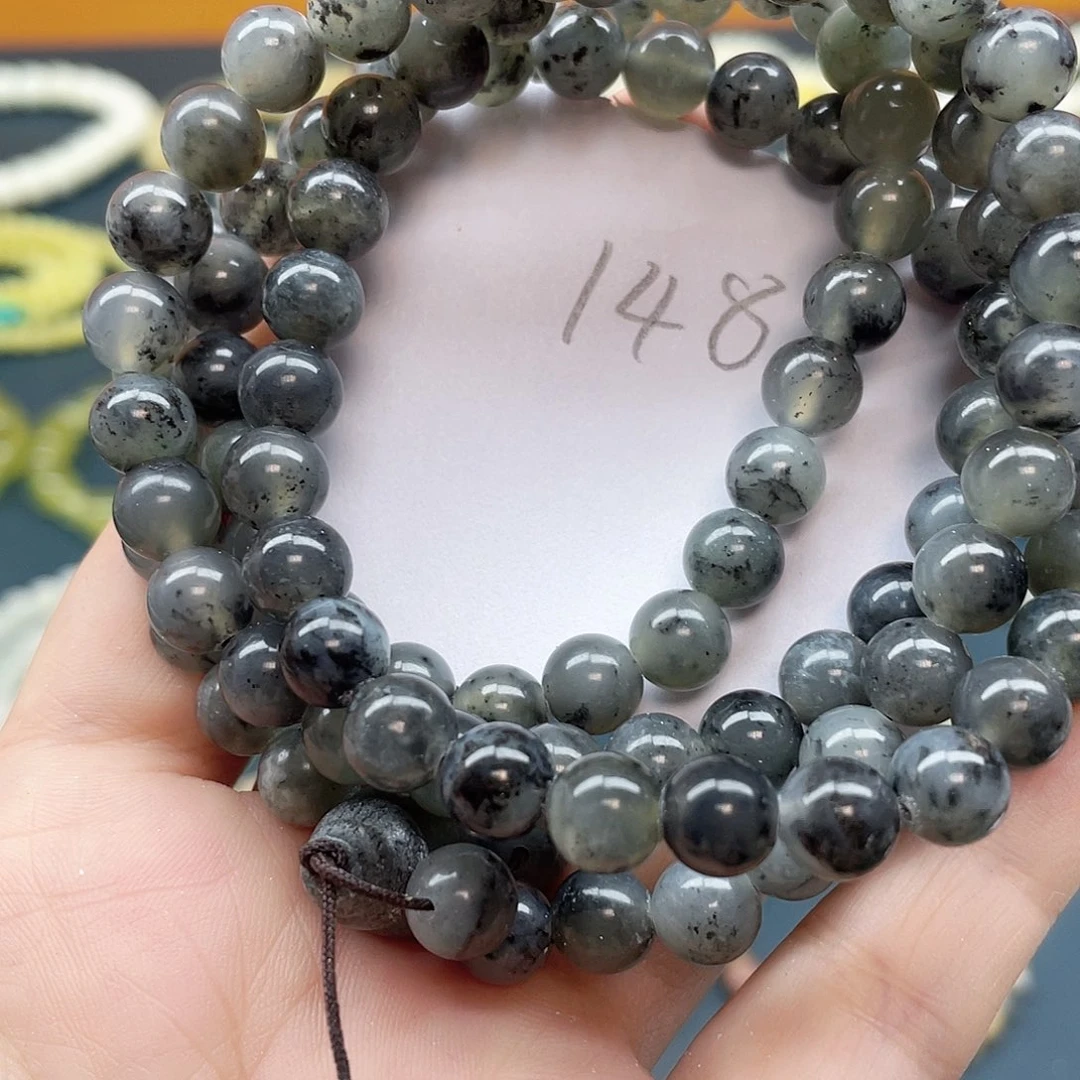 未镶嵌蛇纹石玉手串