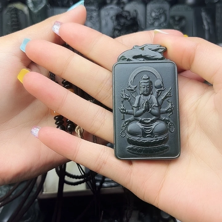 和田玉（青玉）颈饰未镶嵌用****3