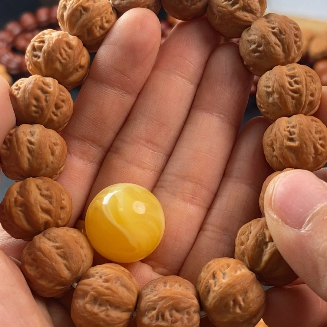 猴头核桃手串八棱