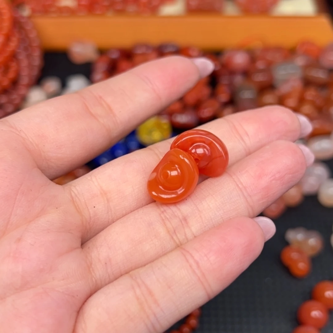 爱***头南红玛瑙未镶嵌吊坠(不含链)
