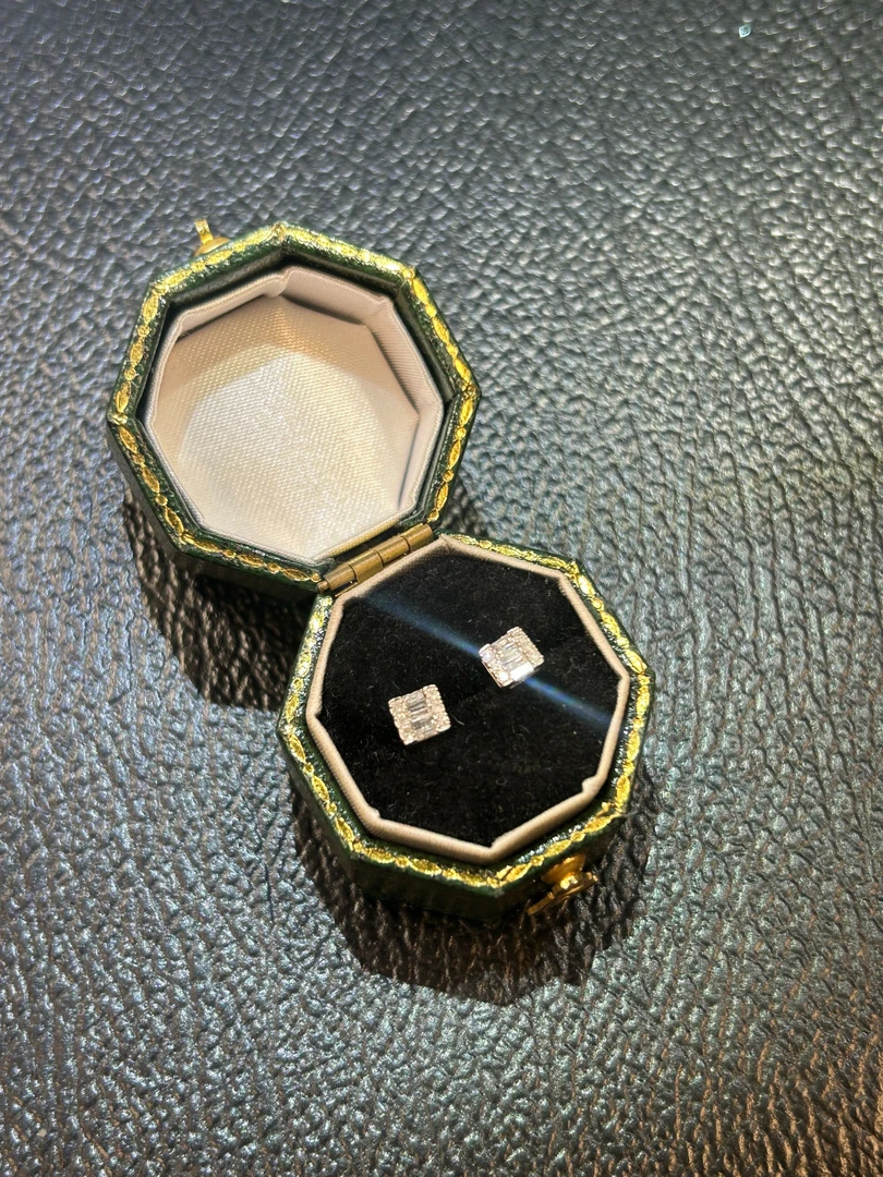 【PEIDI珠宝】18K 20分冰糖耳钉 ZSES00015