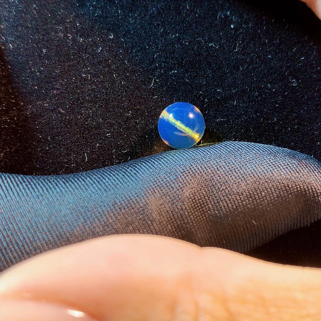 琥珀未镶嵌手串8mm蓝珀单颗