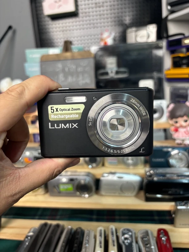 95新 Panasonic/松下 F5人像复古氛围感莱卡配件齐全no退no换