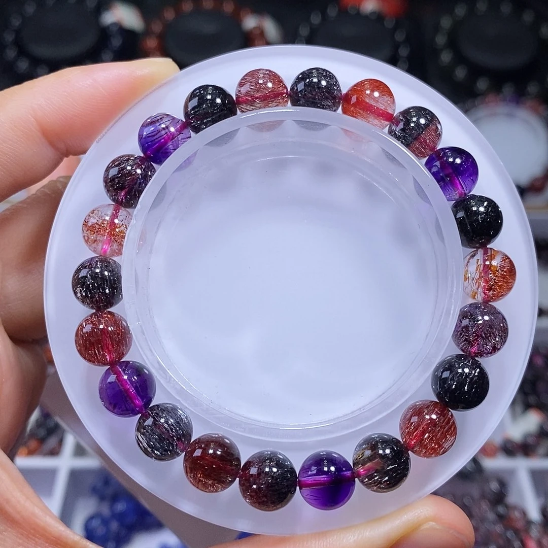 未镶嵌水晶手链黑加仑