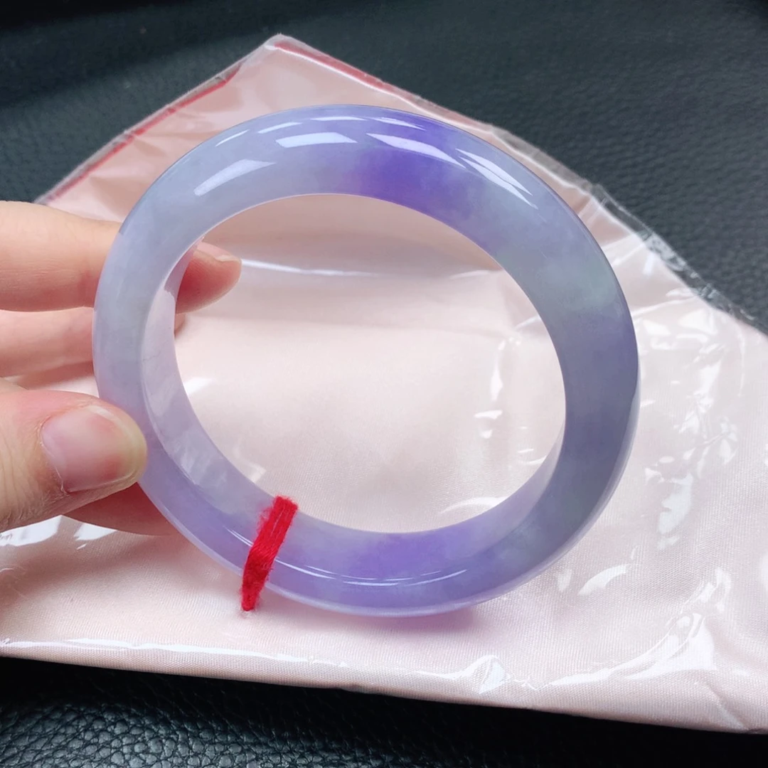 翡翠手镯未镶嵌缅甸天然翡翠手镯61圈口