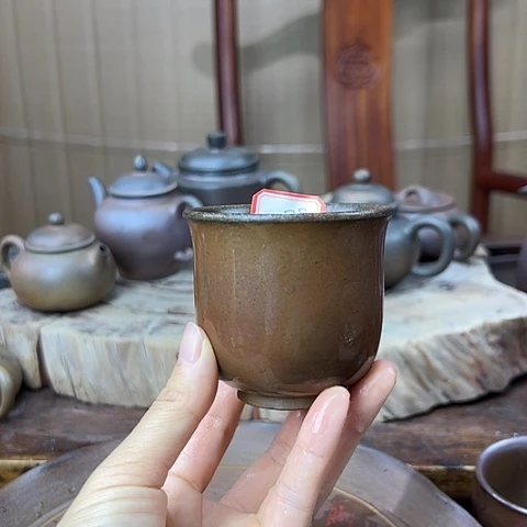 戬谷龙窑坭兴陶柴烧壶38