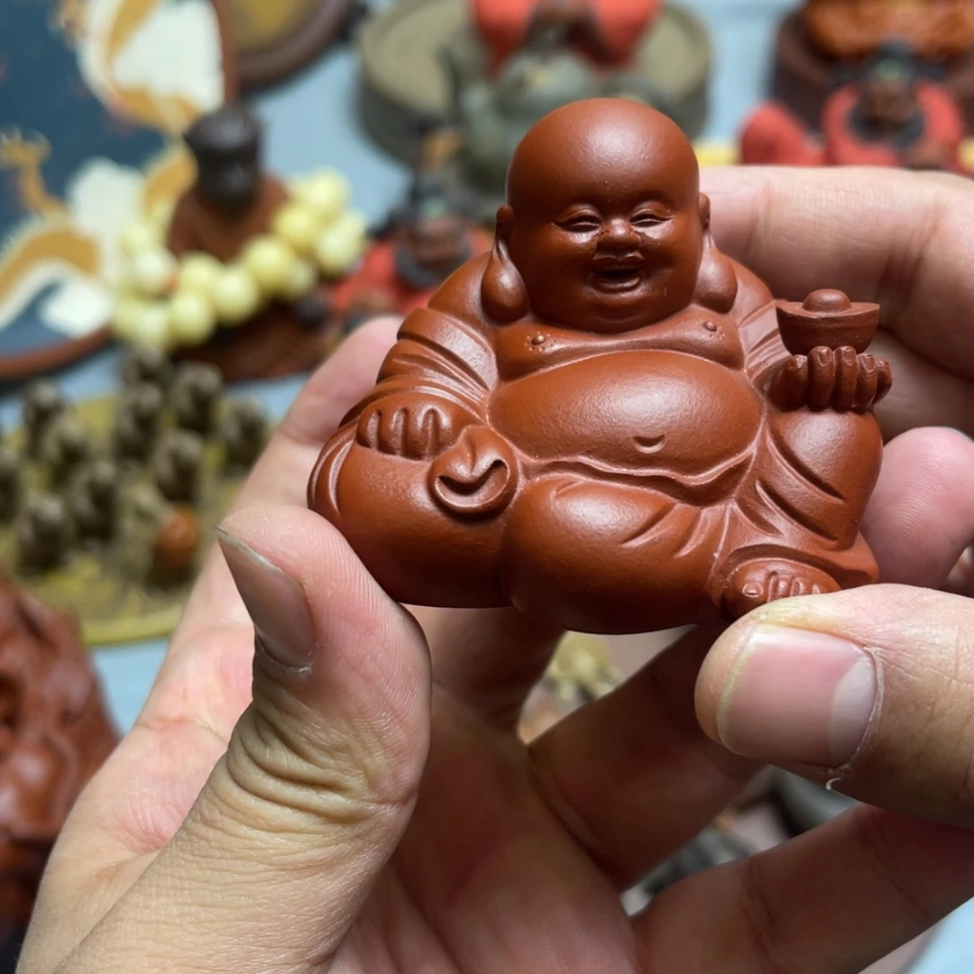 紫砂茶宠肥**腻紫砂茶宠