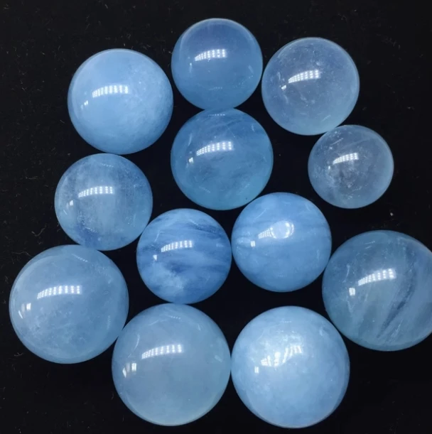 天然海蓝宝单珠