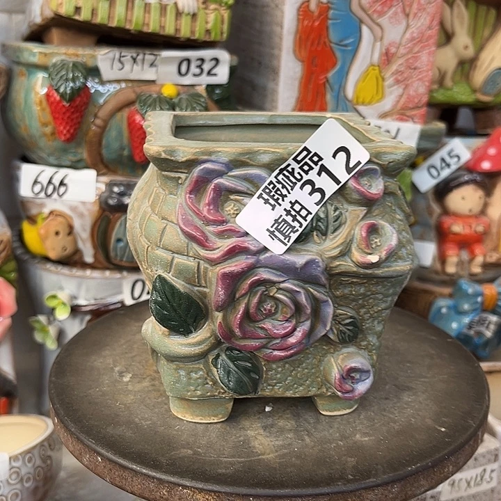 粗陶材质多肉花盆312