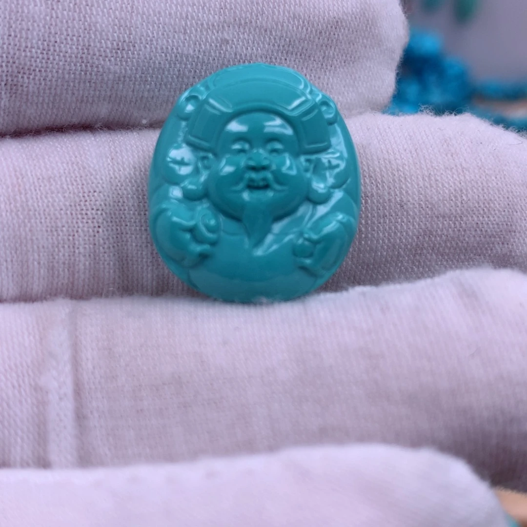 绿松石挂件未镶嵌卿*