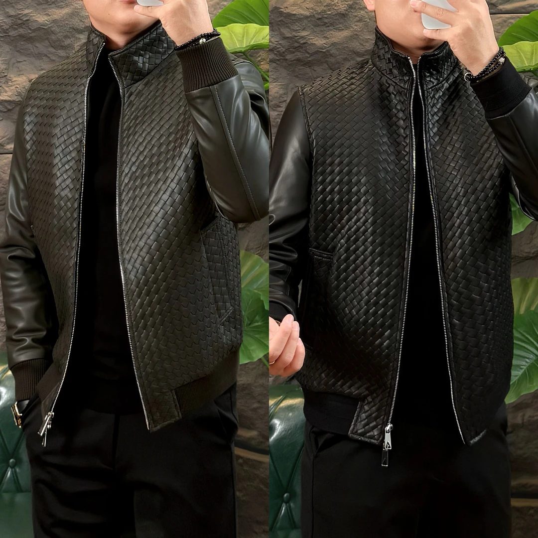 高端商务休闲百搭立领潮款羊皮棉服302