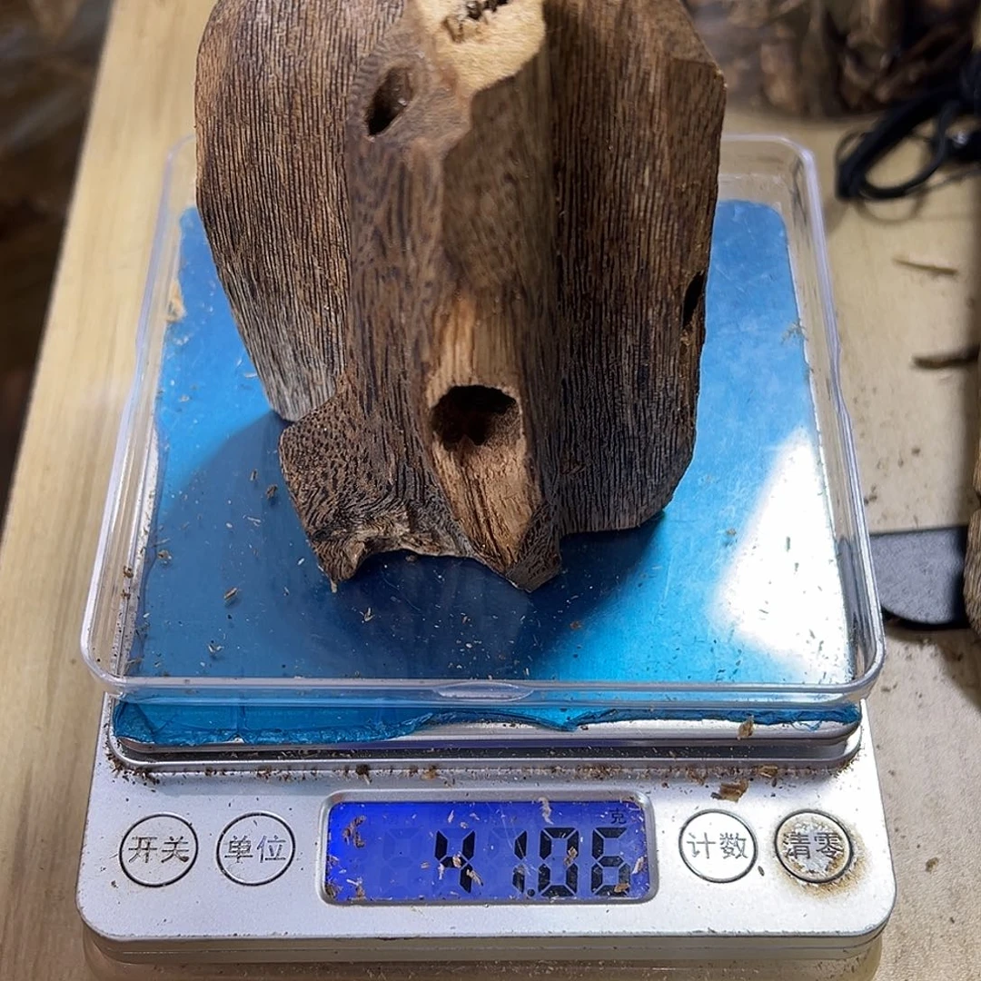香料绿奇楠虫漏41克乌身