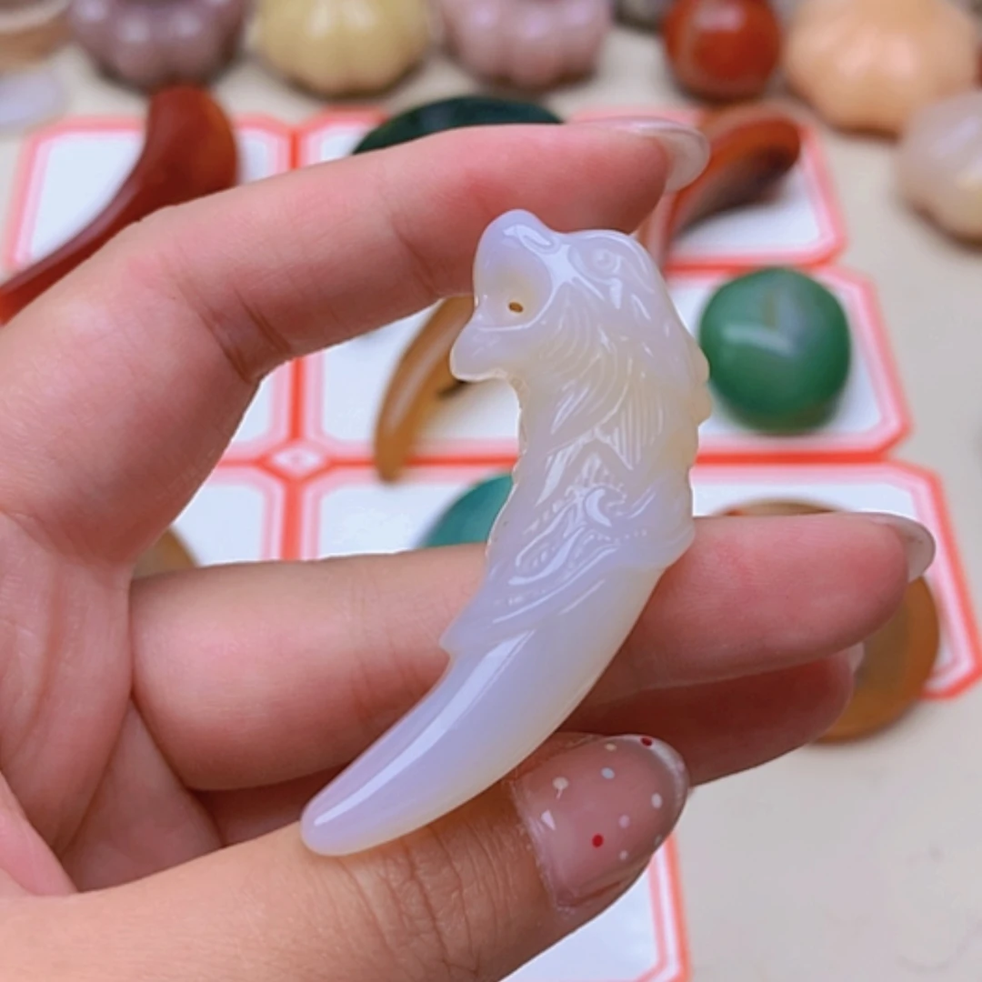 【闪购商品】未镶嵌玛瑙/玉髓珠宝半成品L****4