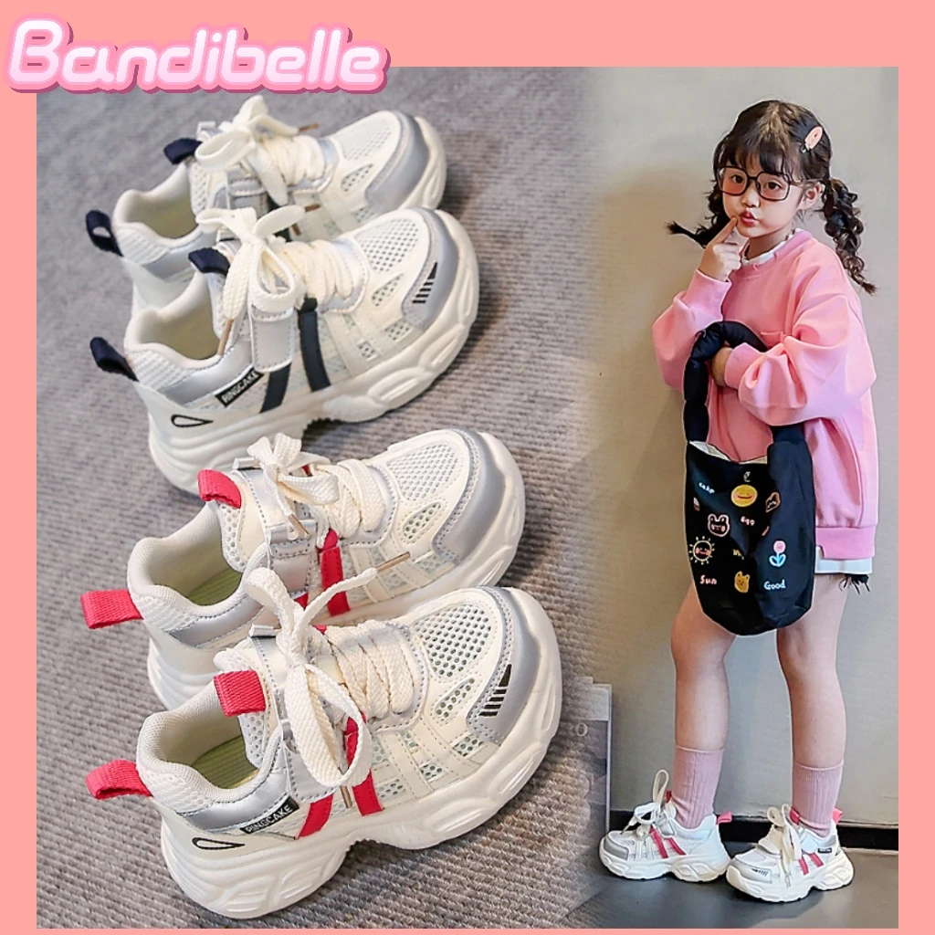 【小潮模】女童运动鞋2025春夏新款单网面透气男童鞋软底老爹鞋轻便