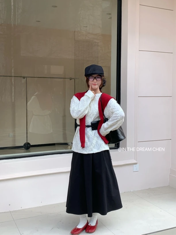 梦里-陈  南法假日设计感重工上衣