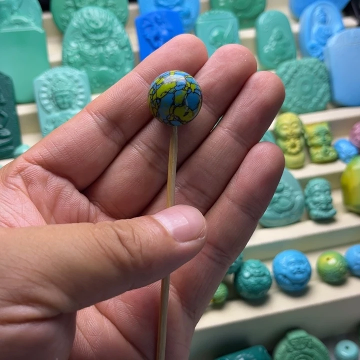18+高瓷三彩圆珠