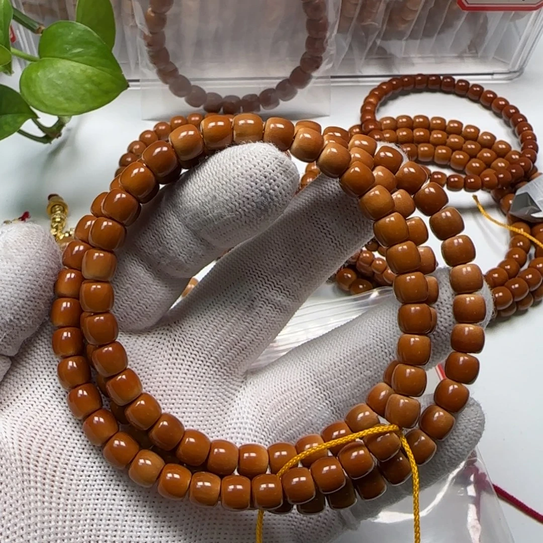 橄榄核手串/手链老挝核尖脖挂7.0