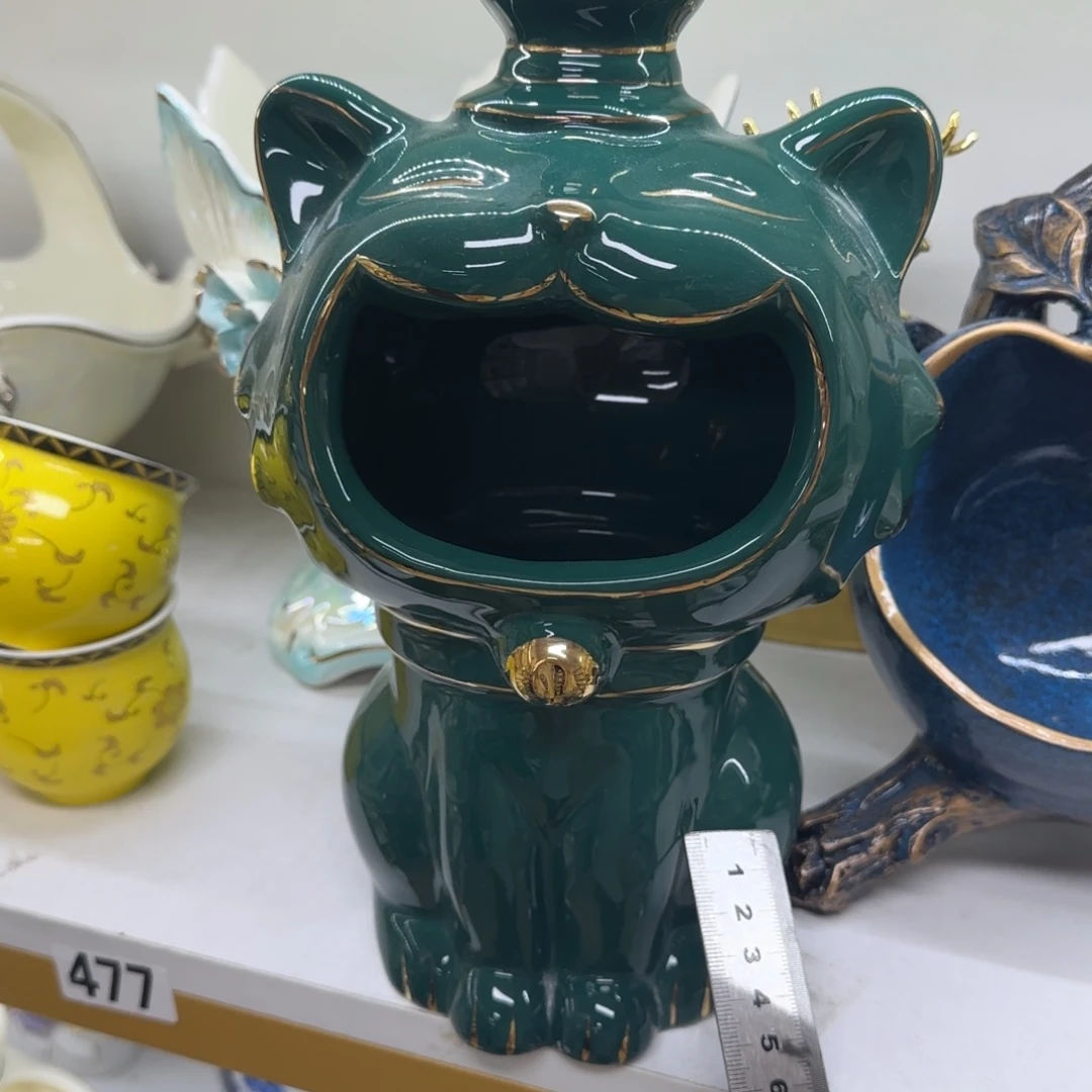 瓷片陶瓷工艺花瓶摆件