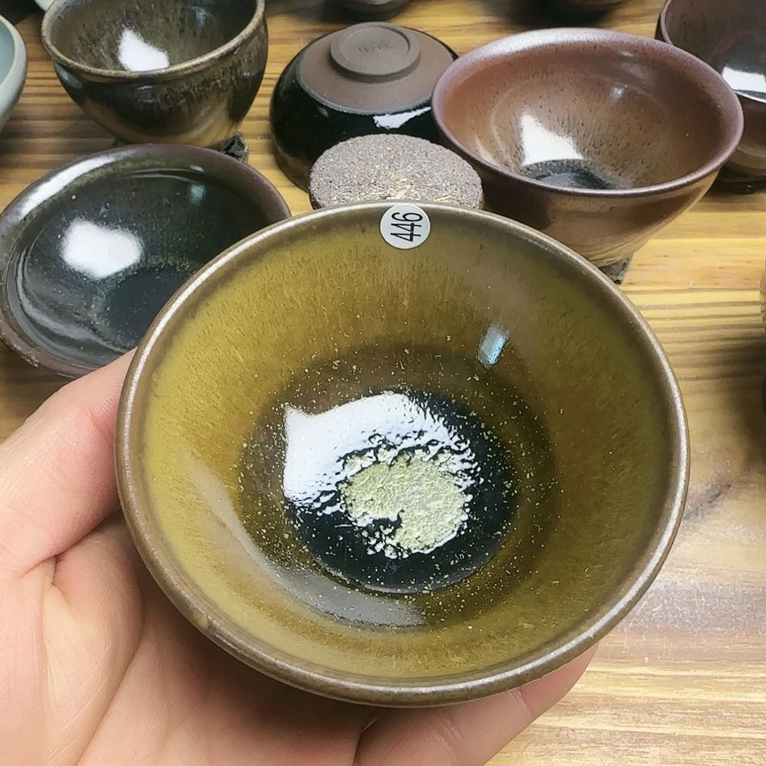 茶盏辣***条建窑建盏茶器