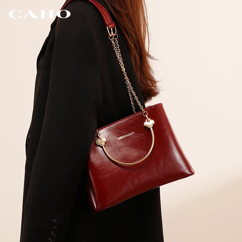 CAHO婚包女链条腋下包新婚礼物大气结婚手提包复古新娘包日常可用