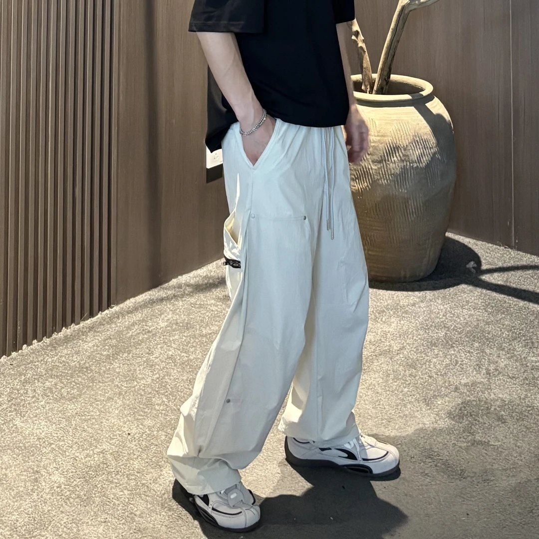 AAL夏季2025新品美式工装透气抗皱宽松直筒男女同款伐木裤6207