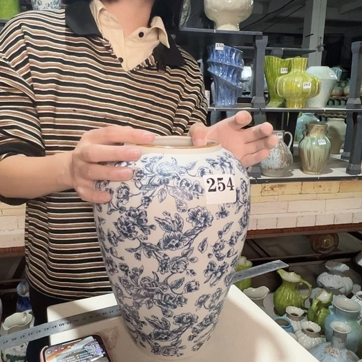 景德镇陶瓷花瓶花器微瑕