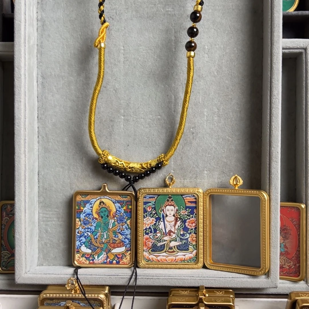 吊坠甜**哦双面铜壳双面铜壳