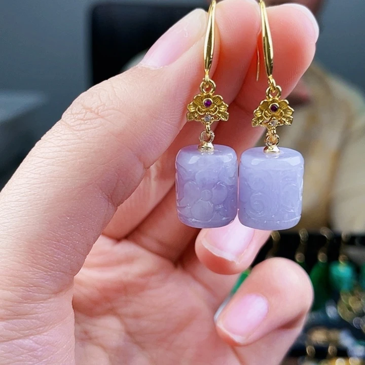 翡翠耳饰未镶嵌饰品