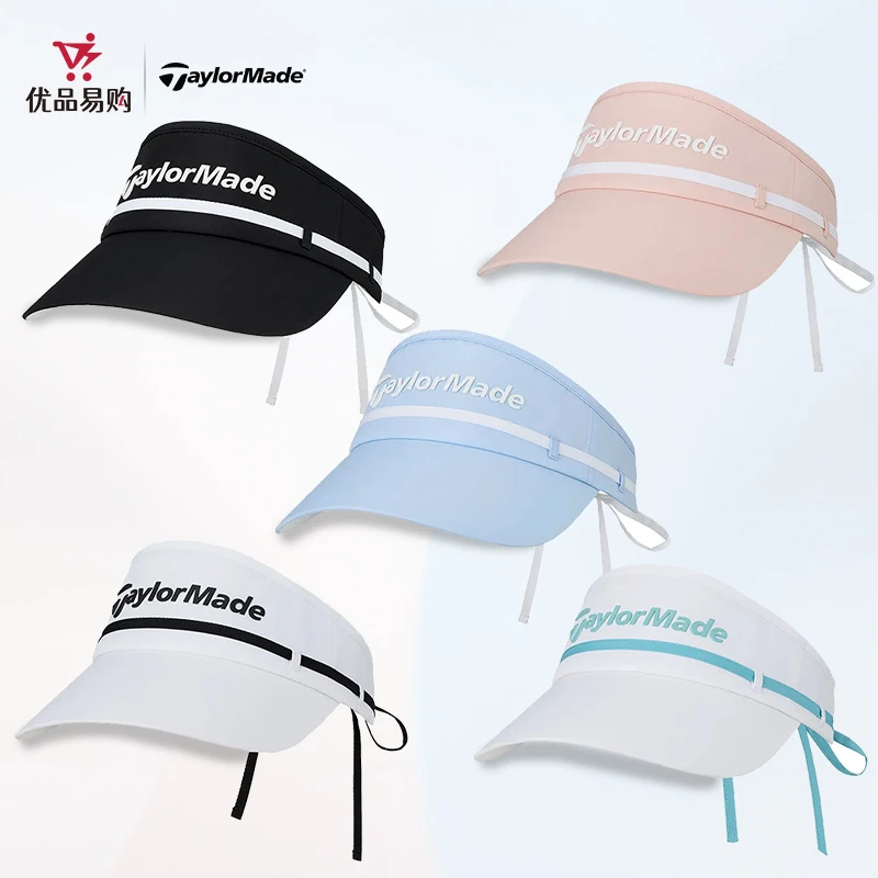 Taylormade泰勒梅高尔夫女鸭舌防晒太阳帽防紫外线运动无顶棒球帽