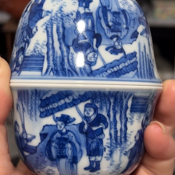 用***华瓷片青花瓷器青花瓷器