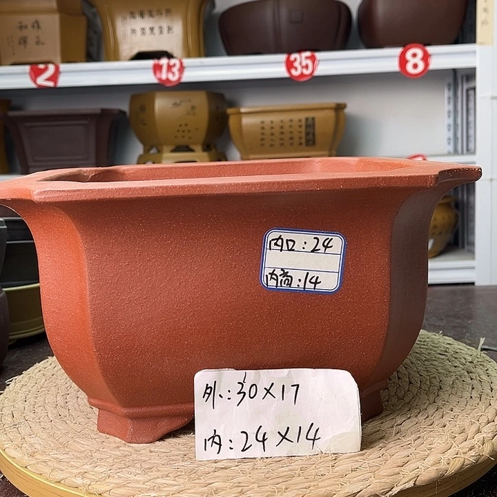 紫砂花盆你在一起