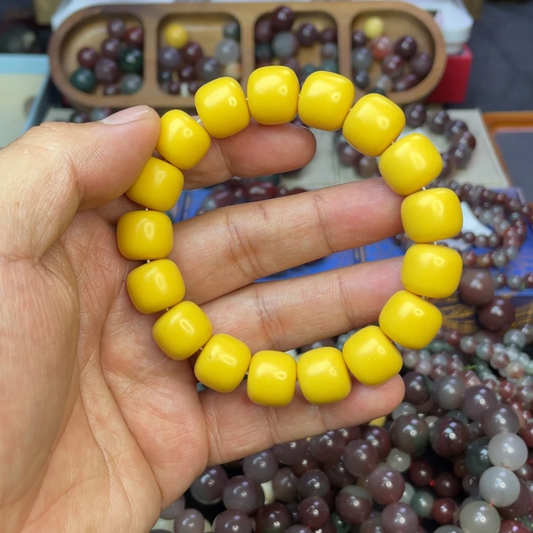 用***0石英石纯铜金膏玉14老型珠