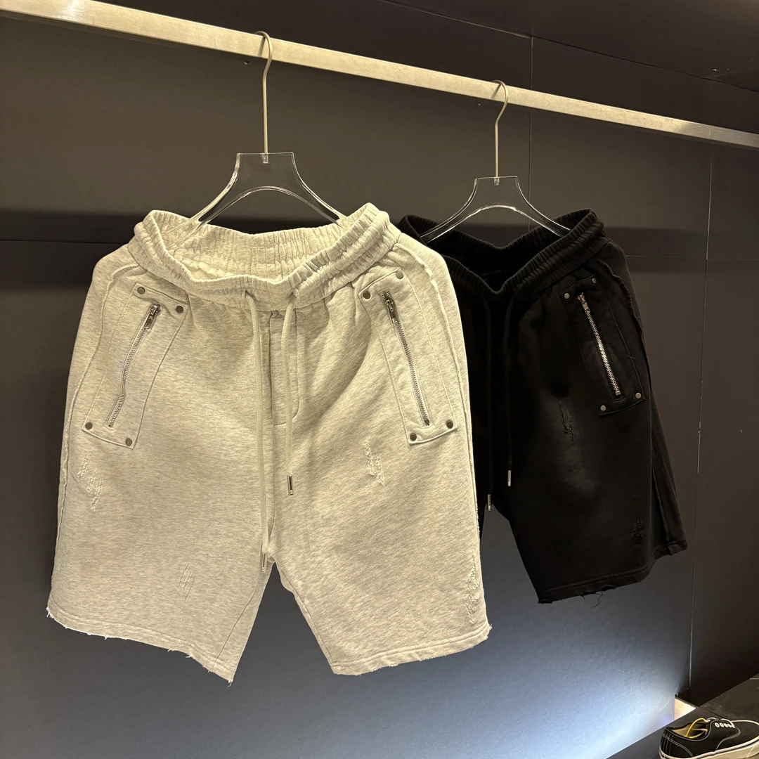 短裤男夏季美式重磅重工水洗工装短裤潮流卫裤复古男士男装五分裤