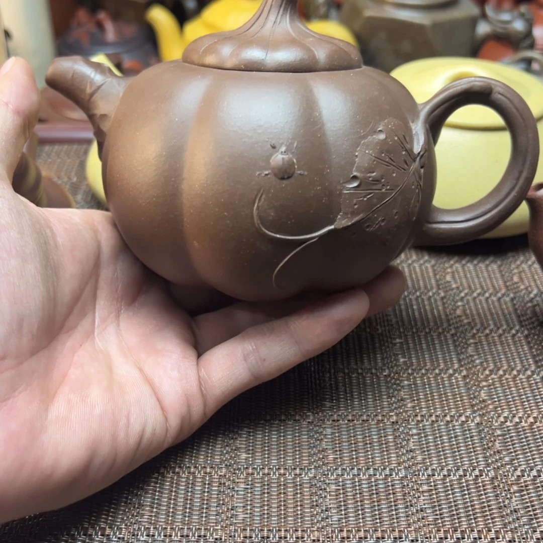 凤***巢茶壶紫砂宜兴原矿紫砂壶350毫升容量