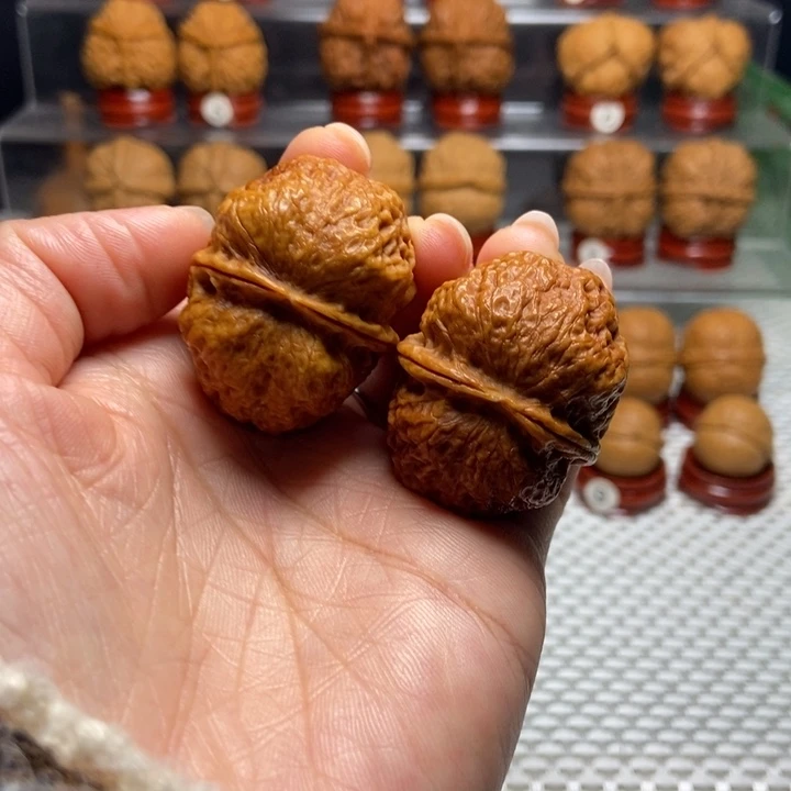 文玩核桃把件10虎头蛙