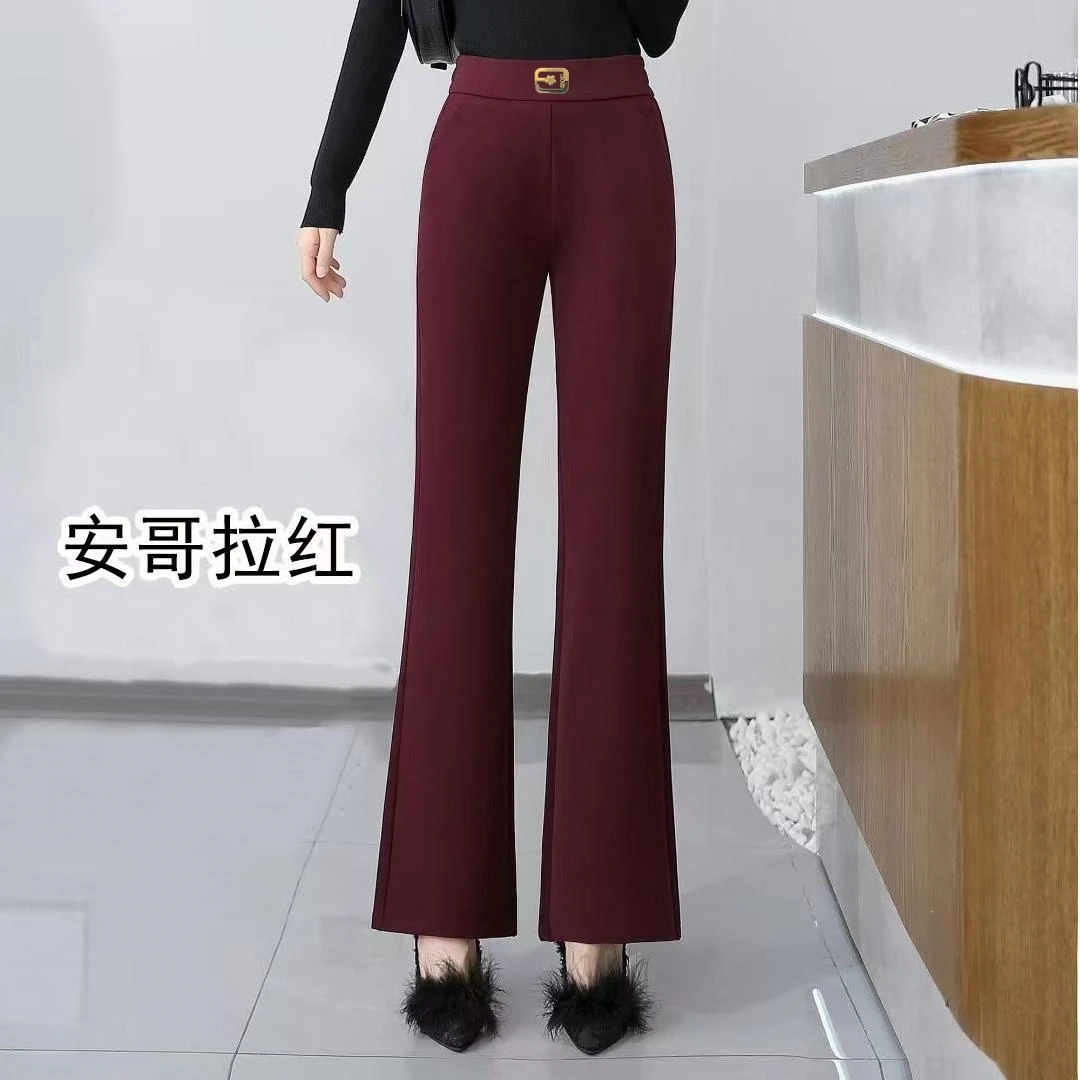 【中寰品牌专属清-S】春秋新版气质微喇裤25001