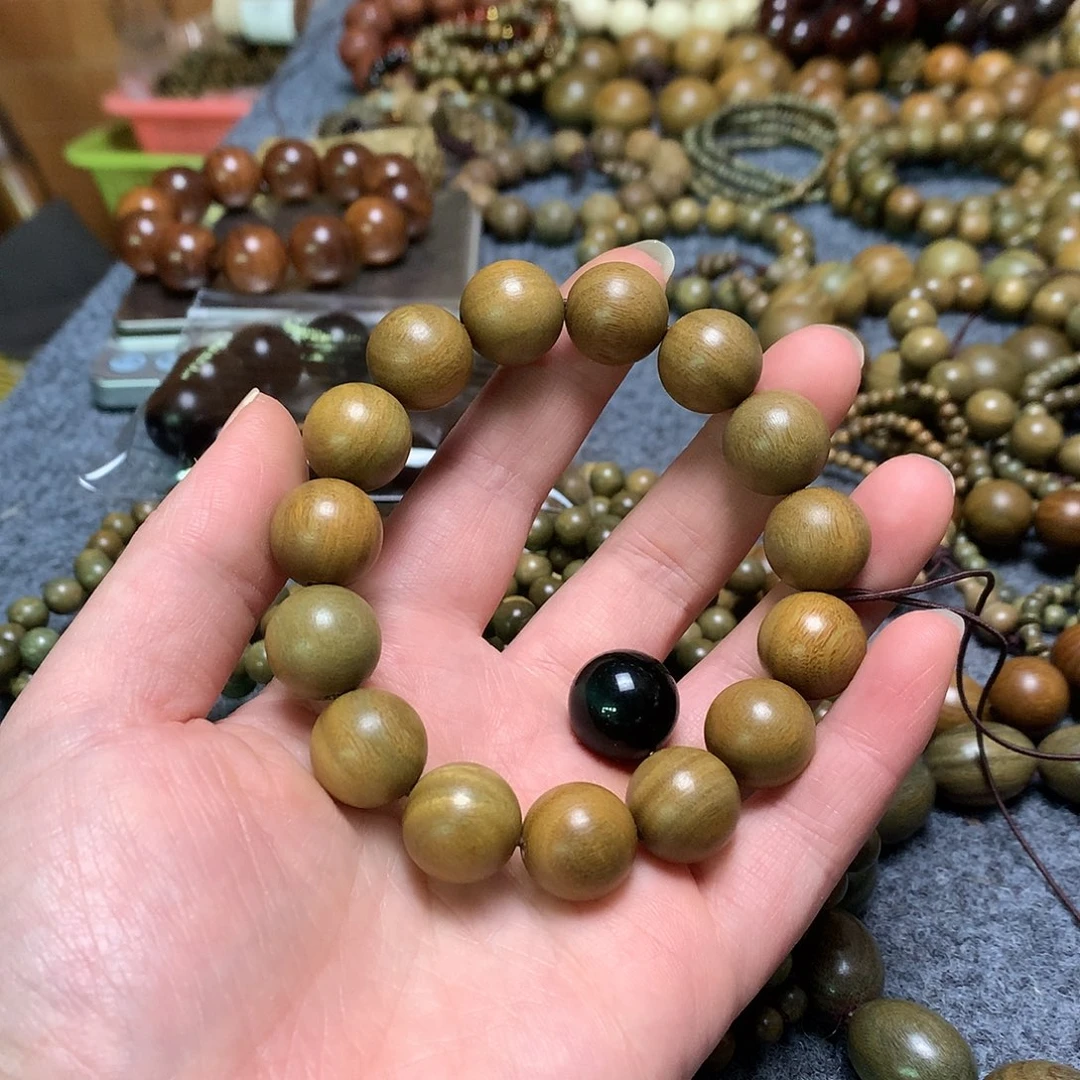 维腊木（绿檀）手串/手链用****5