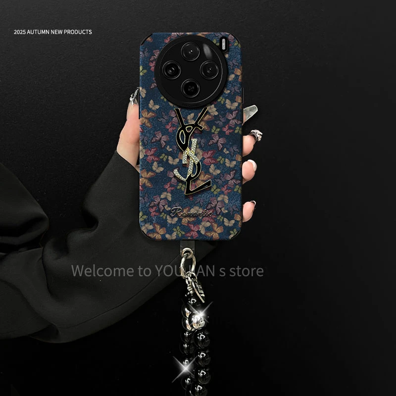 汇客凡品【VIVOX100/100Pro】潮牌网红复古蝴蝶防摔手机壳女款