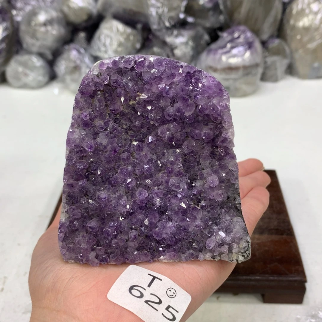 紫晶摆件未镶嵌水晶