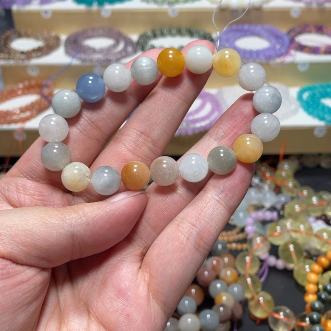 【闪购商品】水晶手链银S800镀金镶嵌小**鱼