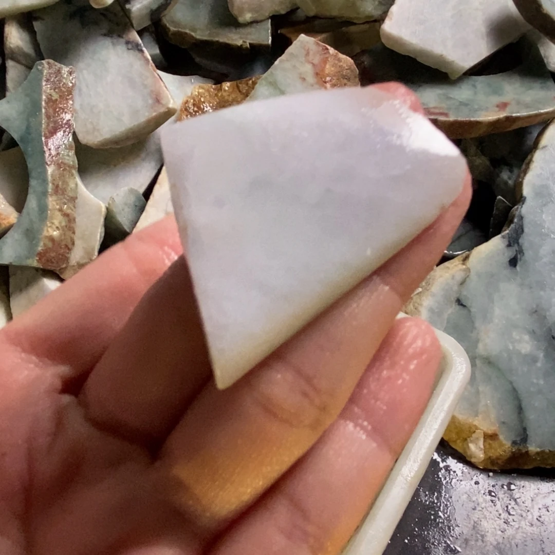 翡翠未镶嵌挂件天然翡翠