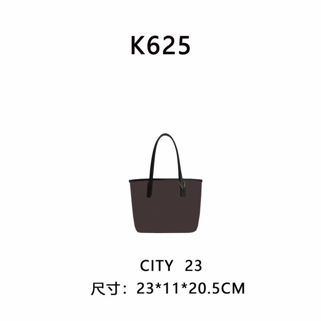 【K625】CITY 23托特 按编号拍（尺寸23*11*20.5CM）新款黑色老花