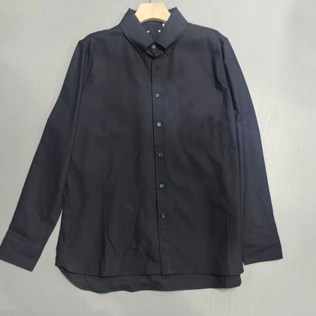 【南油玲姐】黑色字母款衬衣上衣衬衫63037