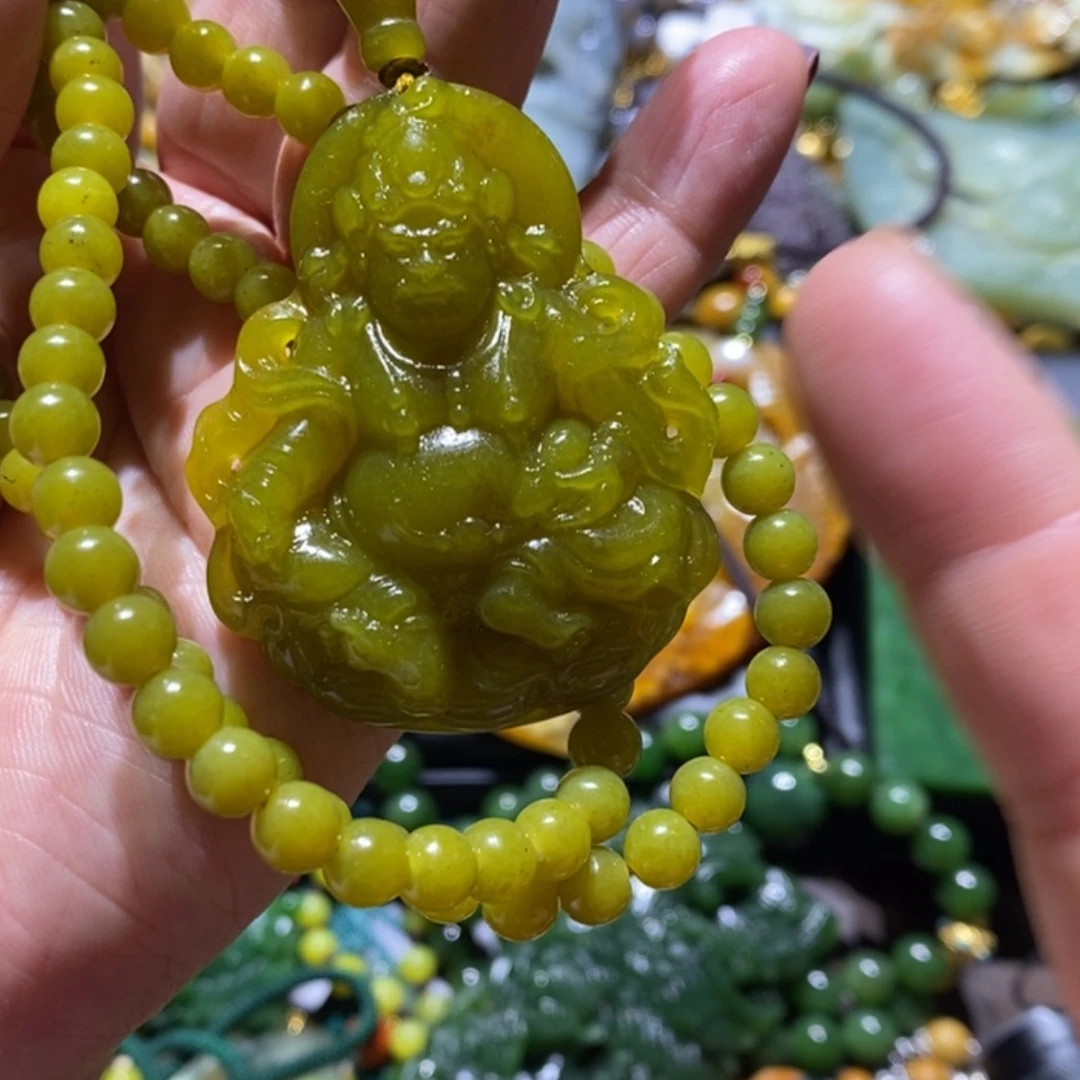 【闪购商品】岫玉毛衣链未镶嵌