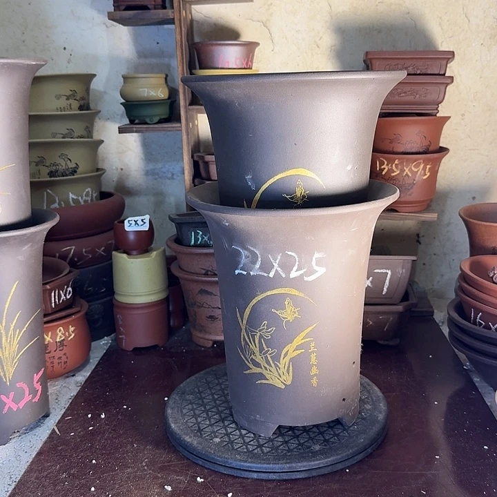 宜兴市紫砂花盆手工制作