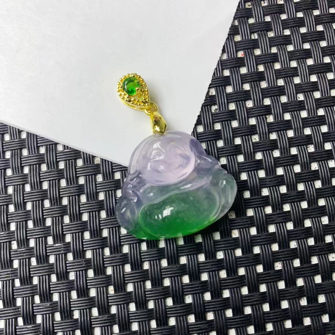 [石矿]A550透春采小佛公吊坠